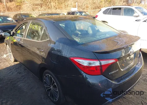 2016 Toyota Corolla S Plus z USA, uszkodzony, nr VIN 2T1BURHE1GC569358